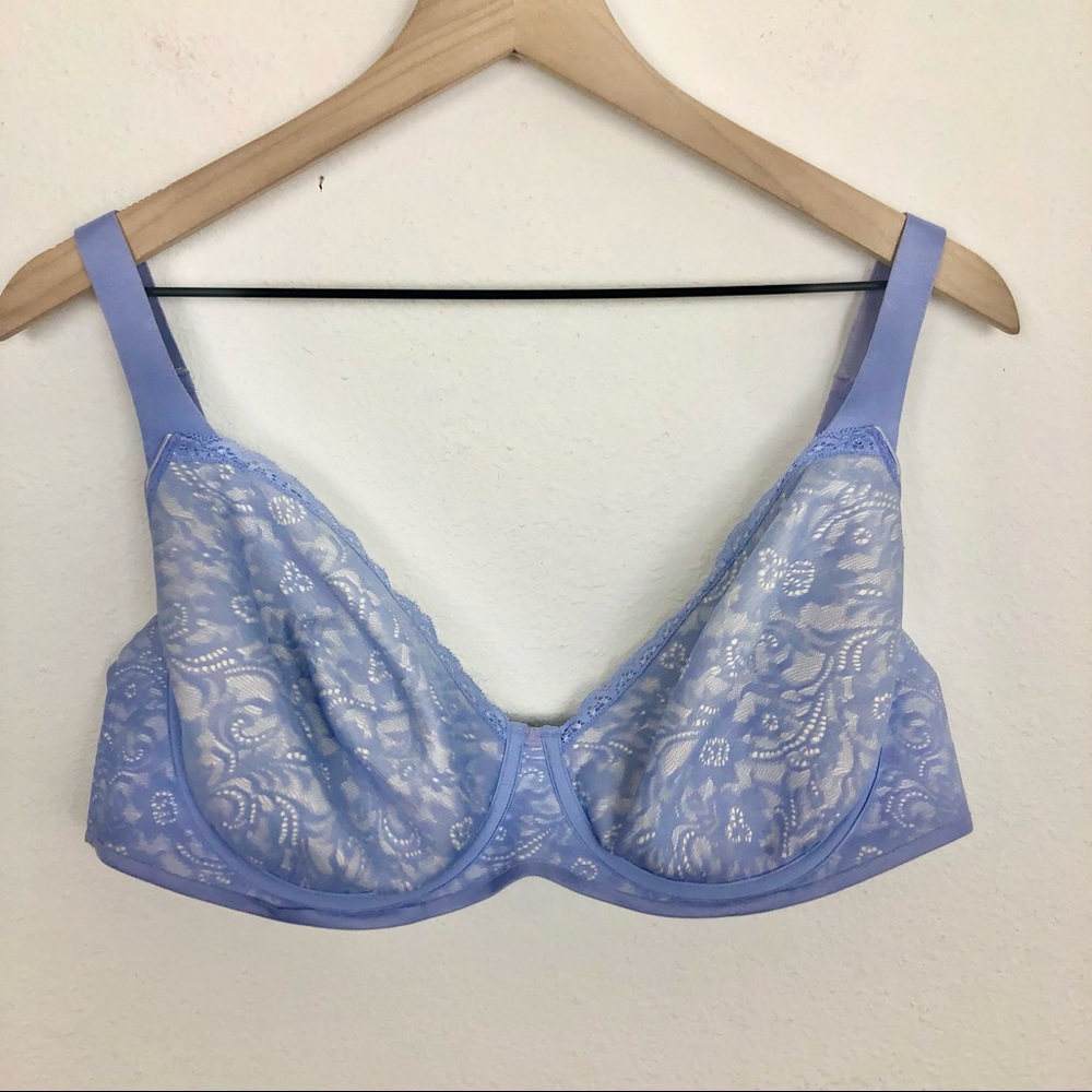 Soma Light Blue Enticing Lift Full Coverage Bra